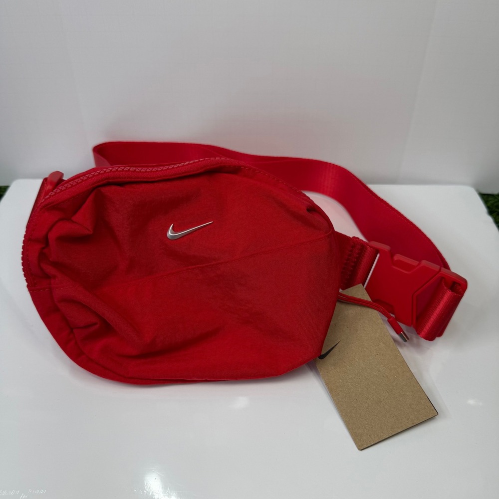 Nike Heritage Waistpack Red Solid MISC‎ Nylon Sporty NWT HM6120-657 Hip Bag